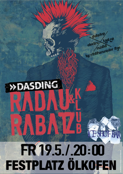 Party Flyer: Kultpartynacht mit dem Das Ding Radau & Rabatz Klub am 19.05.2017 in Hohentengen